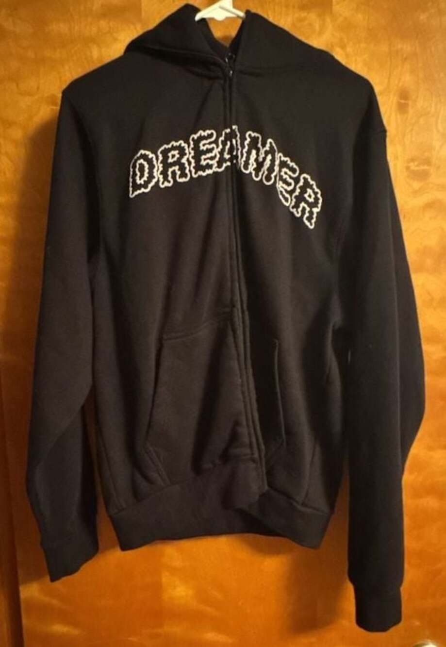 Head In The Clouds Dreamer Zip Up Hoodie Black XS